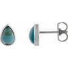 Natural London Blue Topaz | Pear | 6 x 4mm