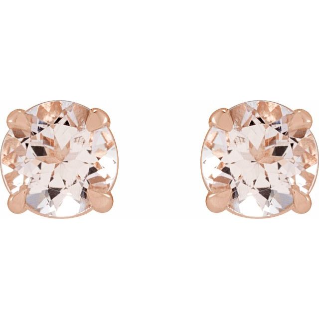 Natural Pink Morganite | Round | 5mm