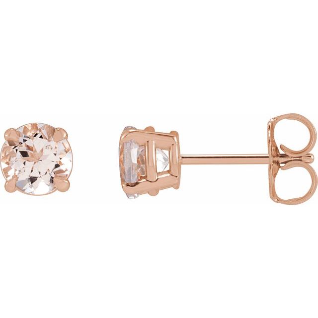 Natural Pink Morganite | Round | 5mm