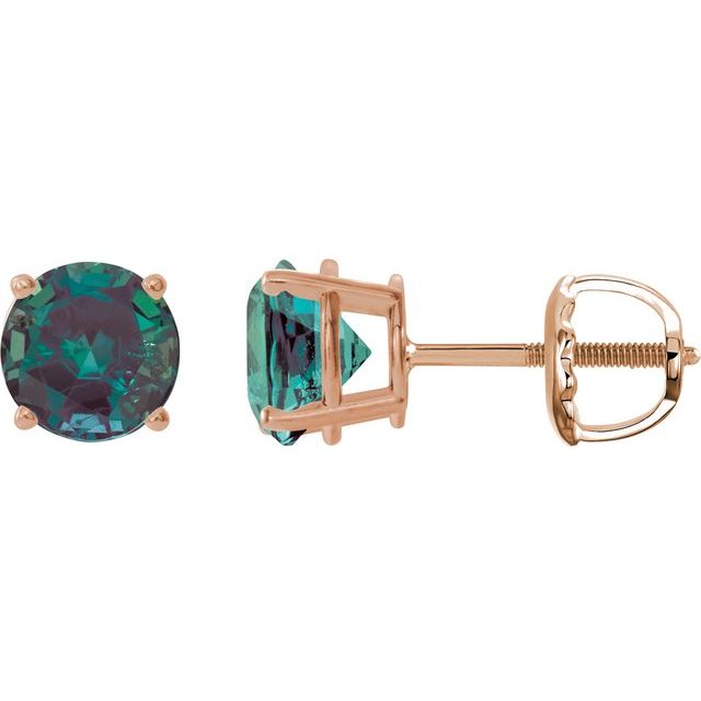 Lab-Grown Alexandrite | Round | 6mm | Lab-Grown Alexandrite | Round | 7mm