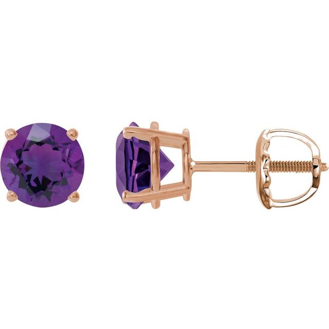 Natural Amethyst | Round | 6mm | Natural Amethyst | Round | 7mm