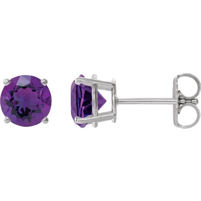 Natural Amethyst | Round | 6mm