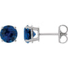 Lab-Grown Blue Sapphire | Round | 6mm | Lab-Grown Blue Sapphire | Round | 7mm | Lab-Grown Blue Sapphire | Round | 8mm