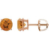 Natural Citrine | Round | 6mm | Natural Citrine | Round | 7mm