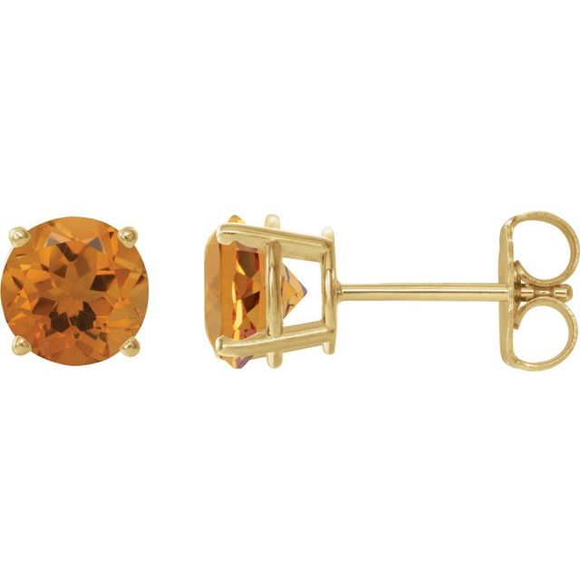 Natural Citrine | Round | 6mm