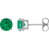 Lab-Grown Emerald | Round | 6mm | Lab-Grown Emerald | Round | 7mm | Lab-Grown Emerald | Round | 8mm