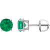 Lab-Grown Emerald | Round | 6mm | Lab-Grown Emerald | Round | 7mm | Lab-Grown Emerald | Round | 8mm