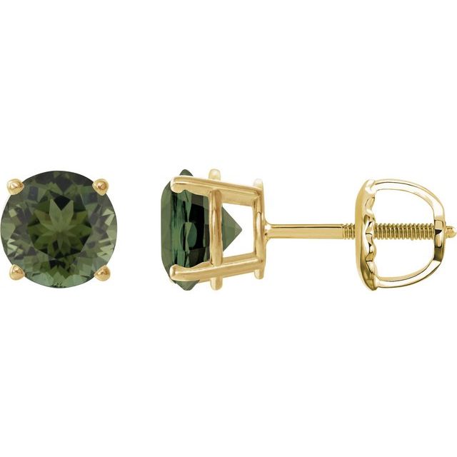 Natural Green Tourmaline | Round | 6mm