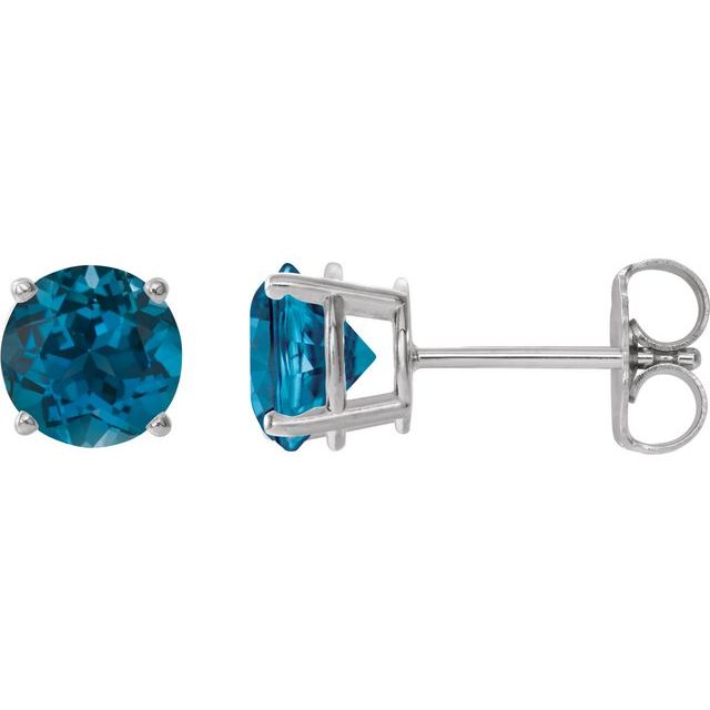 Natural London Blue Topaz | Round | 6mm