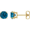 Natural London Blue Topaz | Round | 6mm | Natural London Blue Topaz | Round | 7mm | Natural London Blue Topaz | Round | 8mm