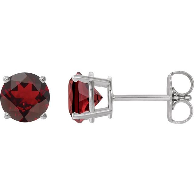 Natural Mozambique Garnet | Round | 6mm | Natural Mozambique Garnet | Round | 7mm