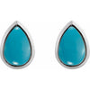 Natural Turquoise | Pear | 8 x 5mm | Natural Turquoise | Pear | 6 x 4mm | Natural Turquoise | Pear | 7 x 5mm