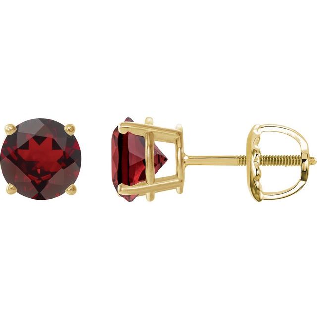 Natural Mozambique Garnet | Round | 7mm