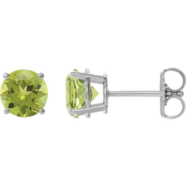 Natural Peridot | Round | 7mm