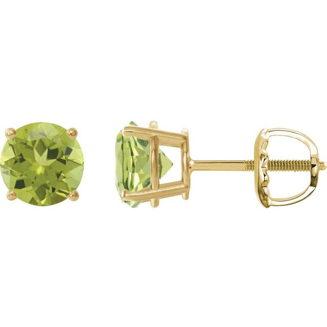 Natural Peridot | Round | 6mm | Natural Peridot | Round | 7mm | Natural Peridot | Round | 8mm