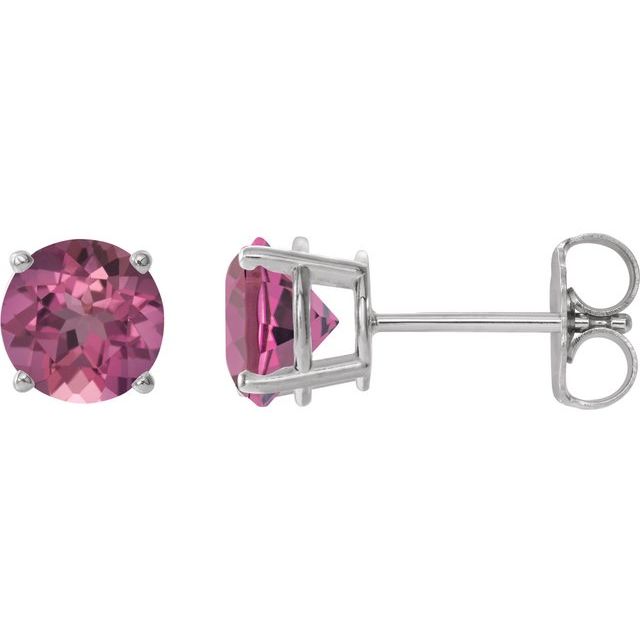 Natural Pink Tourmaline | Round | 6mm