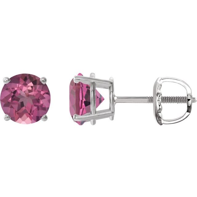 Natural Pink Tourmaline | Round | 6mm