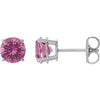 Lab-Grown Pink Sapphire | Round | 7mm | Lab-Grown Pink Sapphire | Round | 8mm