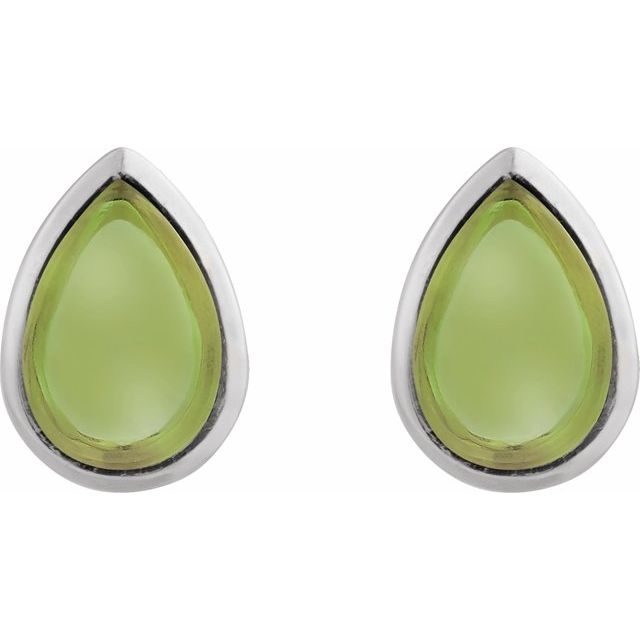 Natural Peridot | Pear | 6 x 4mm