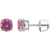 Lab-Grown Pink Sapphire | Round | 7mm | Lab-Grown Pink Sapphire | Round | 8mm