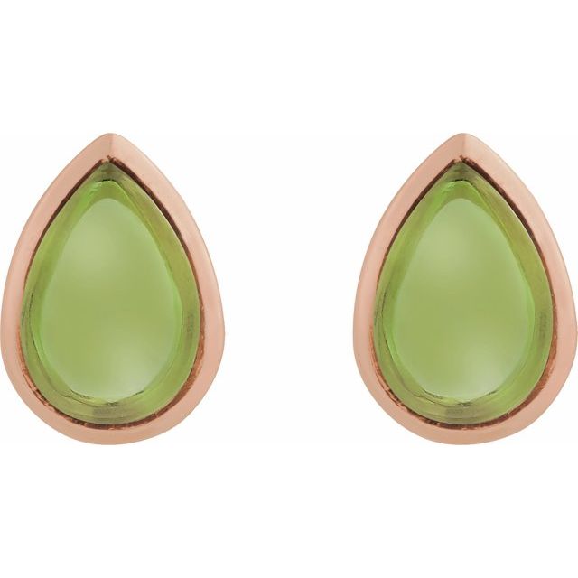 Natural Peridot | Pear | 6 x 4mm