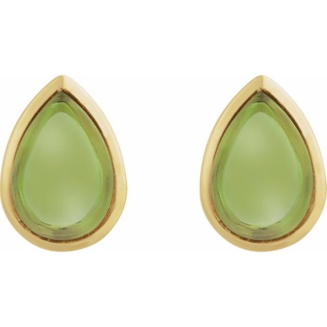 Natural Peridot | Pear | 6 x 4mm