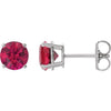 Lab-Grown Ruby | Round | 6mm | Lab-Grown Ruby | Round | 7mm | Lab-Grown Ruby | Round | 8mm