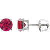 Lab-Grown Ruby | Round | 6mm | Lab-Grown Ruby | Round | 7mm | Lab-Grown Ruby | Round | 8mm
