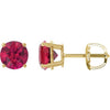 Lab-Grown Ruby | Round | 6mm | Lab-Grown Ruby | Round | 7mm | Lab-Grown Ruby | Round | 8mm