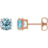 Natural Sky Blue Topaz | Round | 6mm | Natural Sky Blue Topaz | Round | 7mm | Natural Sky Blue Topaz | Round | 8mm