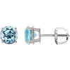 Natural Sky Blue Topaz | Round | 6mm | Natural Sky Blue Topaz | Round | 7mm | Natural Sky Blue Topaz | Round | 8mm