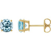 Natural Sky Blue Topaz | Round | 6mm | Natural Sky Blue Topaz | Round | 7mm | Natural Sky Blue Topaz | Round | 8mm