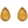 Natural Citrine | Pear | 6 x 4mm | Natural Citrine | Pear | 7 x 5mm
