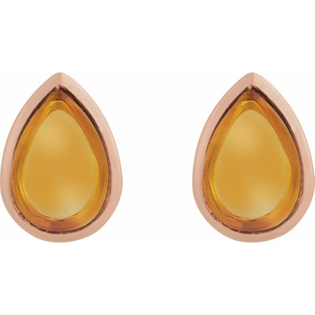 Natural Citrine | Pear | 6 x 4mm | Natural Citrine | Pear | 7 x 5mm