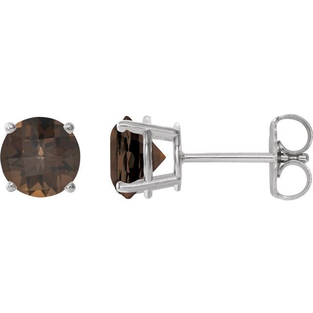 Natural Smoky Quartz | Round | 7mm | Natural Smoky Quartz | Round | 8mm