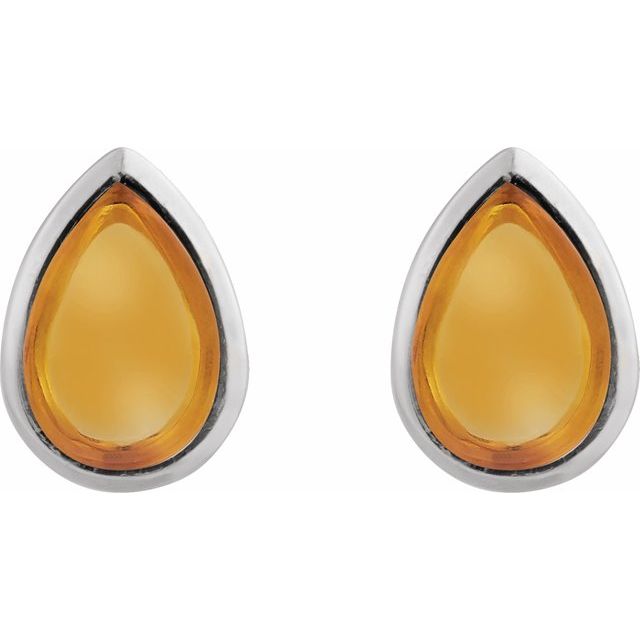 Natural Citrine | Pear | 6 x 4mm | Natural Citrine | Pear | 7 x 5mm