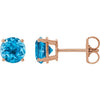 Natural Swiss Blue Topaz | Round | 7mm | Natural Swiss Blue Topaz | Round | 8mm