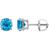 Natural Swiss Blue Topaz | Round | 7mm | Natural Swiss Blue Topaz | Round | 8mm
