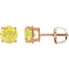 Lab-Grown Yellow Sapphire | Round | 7mm | Lab-Grown Yellow Sapphire | Round | 8mm