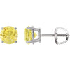 Lab-Grown Yellow Sapphire | Round | 7mm | Lab-Grown Yellow Sapphire | Round | 8mm