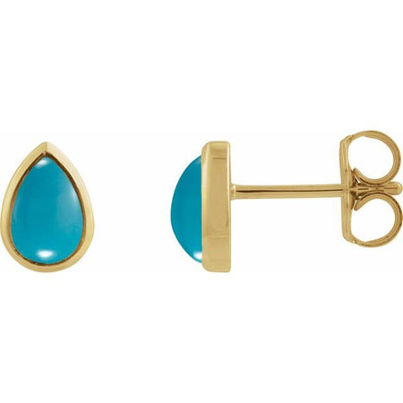 Natural Turquoise | Pear | 8 x 5mm | Natural Turquoise | Pear | 6 x 4mm | Natural Turquoise | Pear | 7 x 5mm