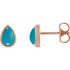 Natural Turquoise | Pear | 8 x 5mm | Natural Turquoise | Pear | 6 x 4mm | Natural Turquoise | Pear | 7 x 5mm