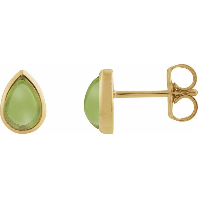 Natural Peridot | Pear | 6 x 4mm