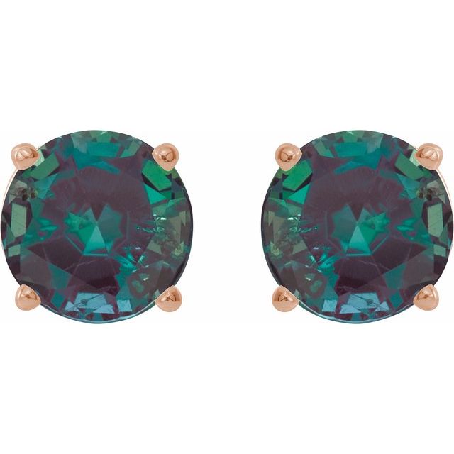 Lab-Grown Alexandrite | Round | 6mm | Lab-Grown Alexandrite | Round | 7mm
