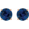 Lab-Grown Blue Sapphire | Round | 6mm | Lab-Grown Blue Sapphire | Round | 7mm