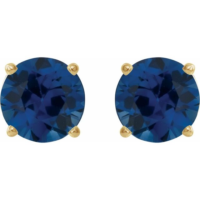 Lab-Grown Blue Sapphire | Round | 5mm | Lab-Grown Blue Sapphire | Round | 6mm | Lab-Grown Blue Sapphire | Round | 7mm | Lab-Grown Blue Sapphire | Round | 8mm | Natural Blue Sapphire | Round | 5mm