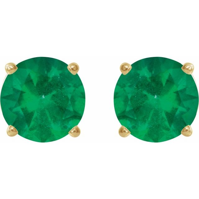 Lab-Grown Emerald | Round | 5mm | Lab-Grown Emerald | Round | 6mm | Lab-Grown Emerald | Round | 7mm | Lab-Grown Emerald | Round | 8mm | Natural Emerald | Round | 5mm