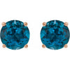 Natural London Blue Topaz | Round | 6mm | Natural London Blue Topaz | Round | 7mm | Natural London Blue Topaz | Round | 8mm