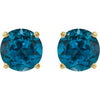 Natural London Blue Topaz | Round | 6mm | Natural London Blue Topaz | Round | 7mm | Natural London Blue Topaz | Round | 8mm