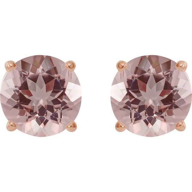 Natural Pink Morganite | Round | 6mm | Natural Pink Morganite | Round | 7mm